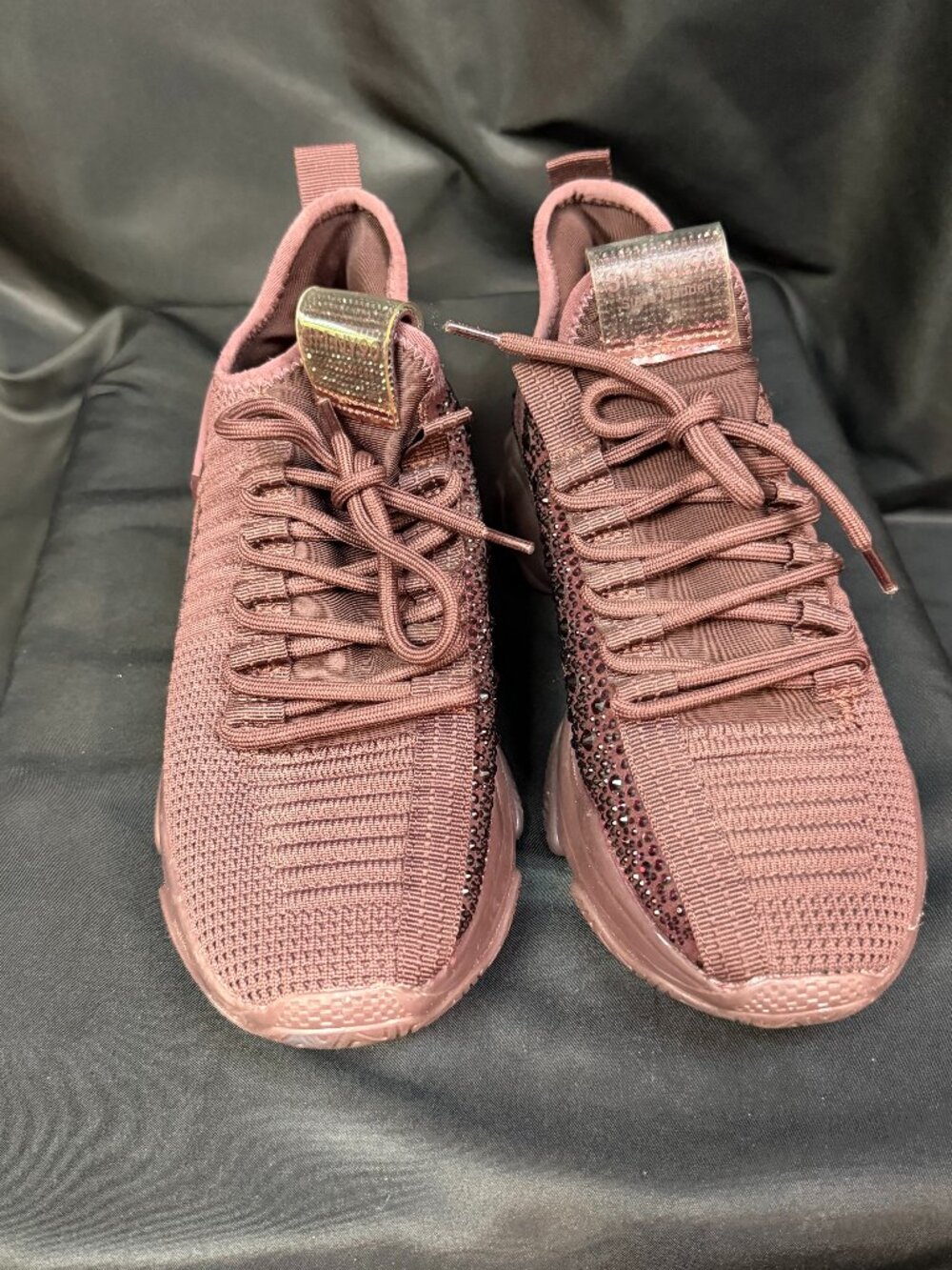 Steve Madden Mauve Rhinestone Sneakers